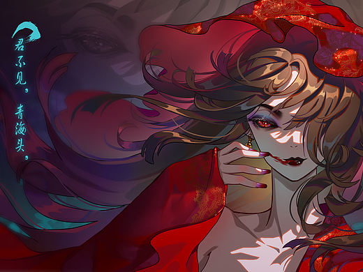 清明节画画鬼