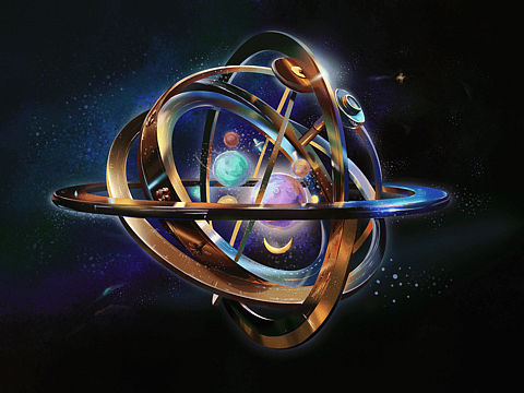 宇宙科技主题插画