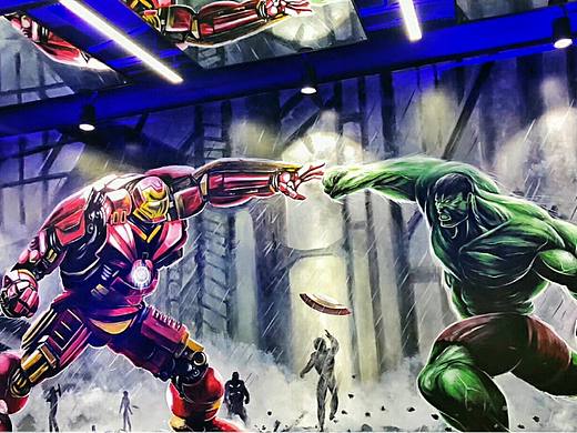 成都墙绘，成都壁画，成都彩绘