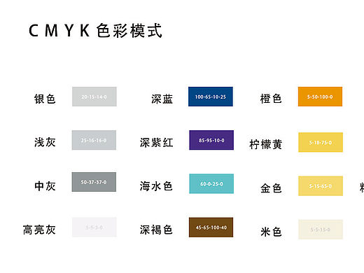 CMYK印刷色彩模式