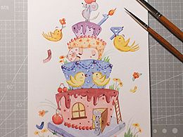 昨日情人节限定蛋糕