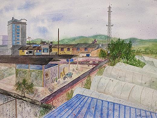 一墻之隔（個人主頁-ZNTYxNjMzNjA=） - 繪畫 - 站酷設計師伴影YJL原創(chuàng)素材 - 站酷ZCOOL