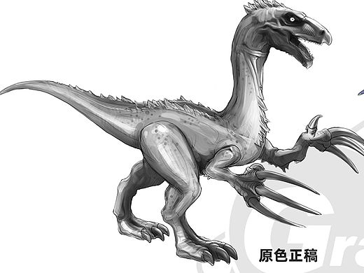 恐龙可动模型玩具 - 镰刀龙/翼龙