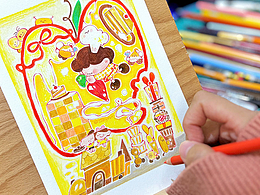 烘焙小镇 | 2023彩铅手绘系列