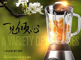 自己搞定拍摄/修图/设计  一款料理机的详情