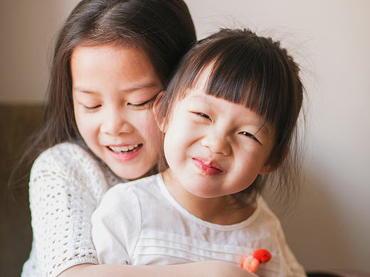 拍一组大地色系的孩子照