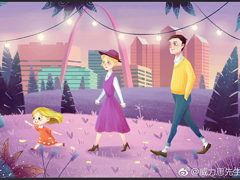 散步（个人主页-ZMzE2MDQwMzY=） - 绘本 - 站酷设计师SharonYan原创素材 - 站酷ZCOOL