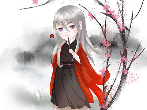 古風(fēng)Q版（個(gè)人主頁(yè)-ZMzY5MzAyNDA=） - 創(chuàng)作習(xí)作 - 站酷設(shè)計(jì)師畫畫的清晝?cè)瓌?chuàng)素材 - 站酷ZCOOL