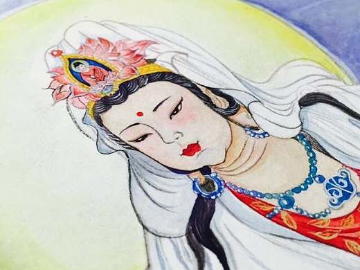 大喜大悲观世音菩萨（个人主页-ZMTgwMDYyMTI=） - 创作习作 - 站酷设计师插画师杨小冒原创素材 - 站酷ZCOOL