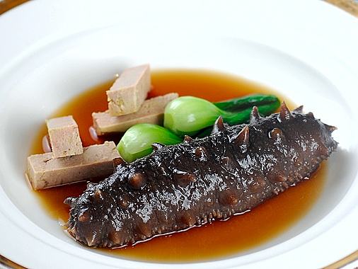 法国鹅肝配辽参