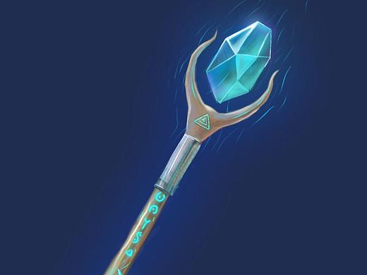 手绘一个可以拯救艾泽拉斯的法杖