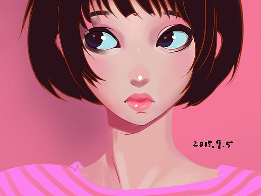 粉红女孩（个人主页-ZMTQzMDM5ODQ=） - 创作习作 - 站酷设计师重庆墙绘原创素材 - 站酷ZCOOL