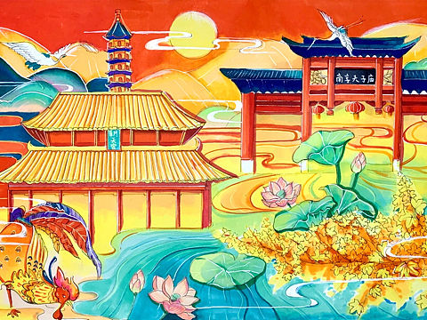 金陵印象（个人主页-ZNDk5OTI3MTI=） - 创作习作 - 站酷设计师X艾克斯原创素材 - 站酷ZCOOL