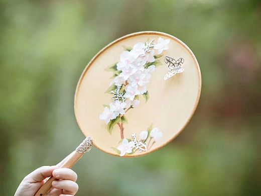 创意团扇（个人主页-ZNDE0MjA1NTY=） - 其他手工艺 - 站酷设计师文文子子原创素材 - 站酷ZCOOL