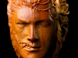 原創(chuàng)核雕魔女