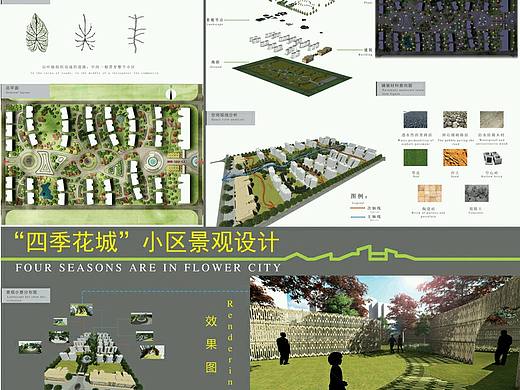 “四季花城”小区景观规划