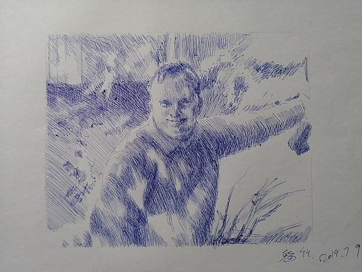 公园乘凉（个人主页-ZMzc0MDU1NDQ=） - 绘画 - 站酷设计师魑竹原创素材 - 站酷ZCOOL