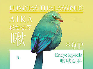 啾啾~肥啾儿？肥球儿~——板绘练习[鸟]9P