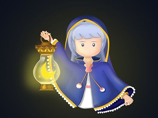 神秘女孩-原创设计