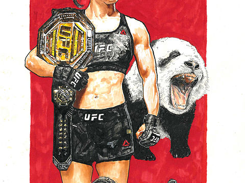 UFC248 张伟丽still champion