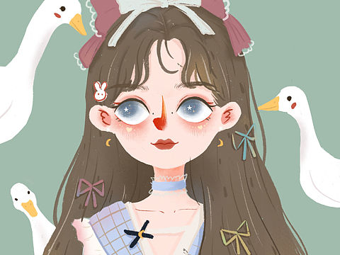 插画头像