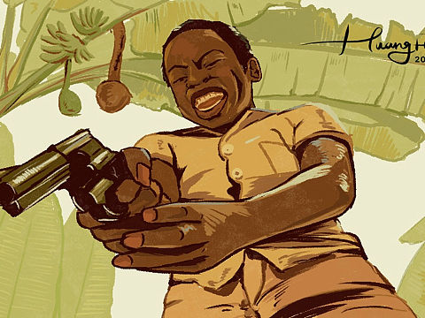 电影插画练习|上帝之城