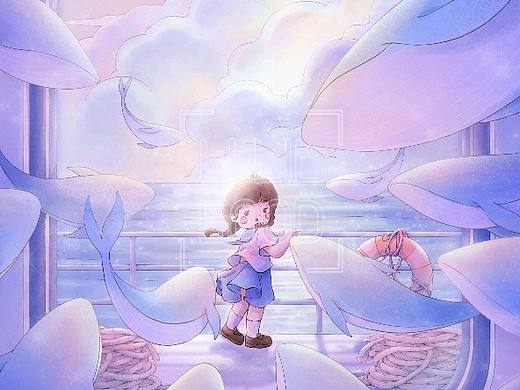 《鲸梦·凝语》（个人主页-ZNTY3MDkxMjg=） - 商业插画 - 站酷设计师六咕lilgood原创素材 - 站酷ZCOOL