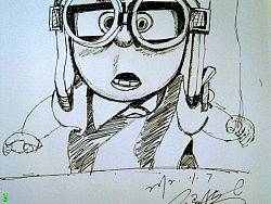 看电影临摹的两张