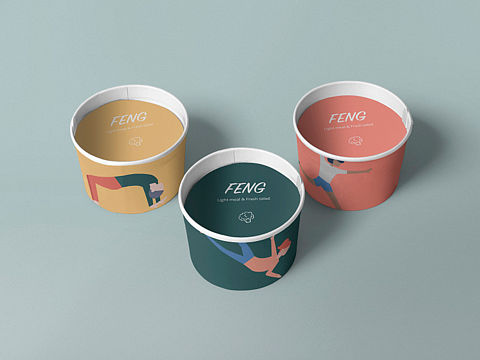 FENG‘s 沙拉轻食品牌设计