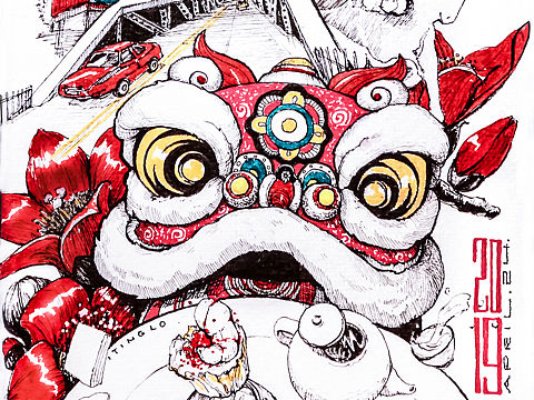 【手绘】广州海报｜广府文化传承