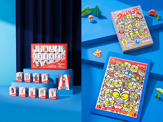 你相信光嘛  奥特曼联名拼图产品拍摄