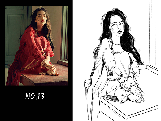 30天速寫打卡-13（個(gè)人主頁(yè)-ZNjE2Mjc5OTY=） - 繪畫 - 站酷設(shè)計(jì)師weiting喂停原創(chuàng)素材 - 站酷ZCOOL