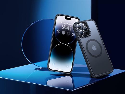 亚马逊iPhone 14 Pro Max半透磁吸壳