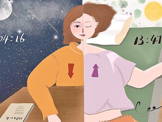 新年愿望,不再黑白颠倒