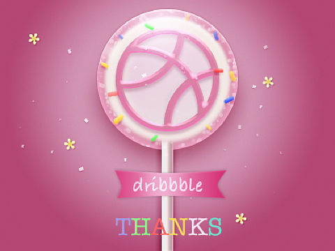 dribbble棒棒糖