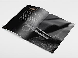 西服画册（定制洋服）重庆港意洋服宣传画册设计