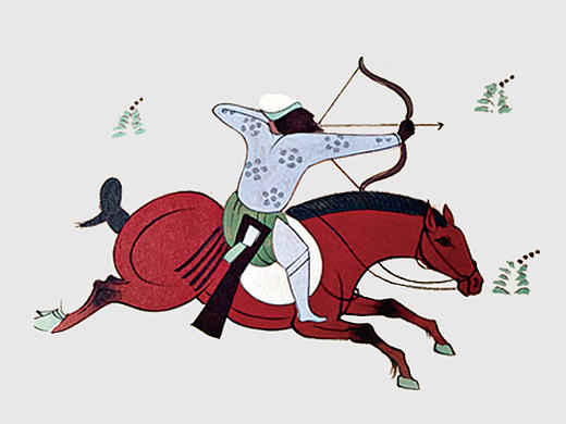 敦煌壁画复原明信片设计