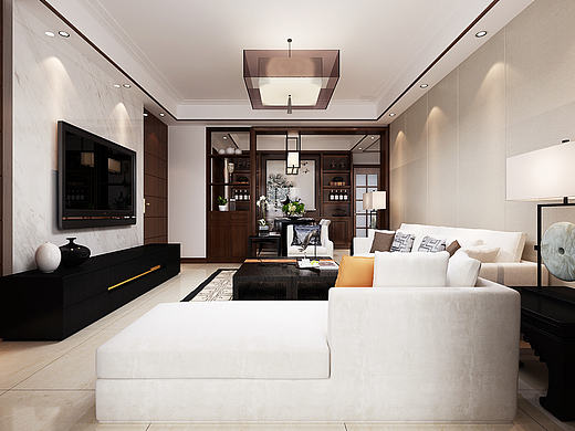 中式室內(nèi)（個人主頁-ZMTg2MTA1MTI=） - 家裝設(shè)計(jì) - 站酷設(shè)計(jì)師鲆常原創(chuàng)素材 - 站酷ZCOOL