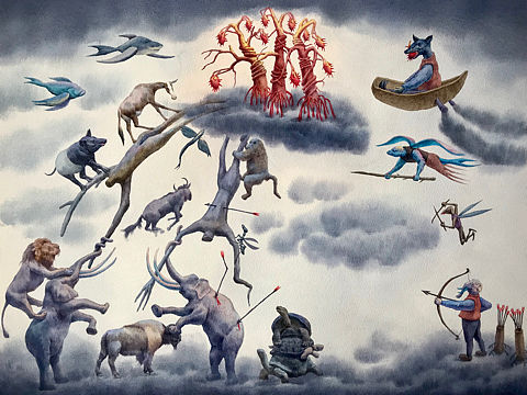 欲望（个人主页-ZMzYzNzc5ODA=） - 创作习作 - 站酷设计师没有角的蓝犀牛原创素材 - 站酷ZCOOL