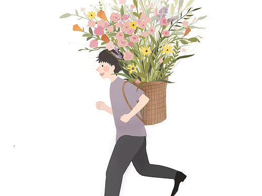 用尽我的一切奔向你（个人主页-ZNDk3ODI0NjQ=） - 商业插画 - 站酷设计师zero海竹孤原创素材 - 站酷ZCOOL