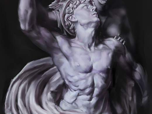 古典石膏像（个人主页-ZMzc1MTQ0MjQ=） - 创作习作 - 站酷设计师魔仙小菜原创素材 - 站酷ZCOOL