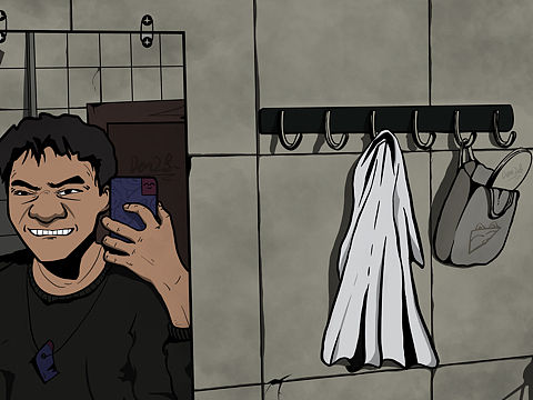 插畫分享｜假裝微笑（個(gè)人主頁(yè)-ZNTY4OTIxODg=） - 新銳潮流插畫 - 站酷設(shè)計(jì)師Den28原創(chuàng)素材 - 站酷ZCOOL