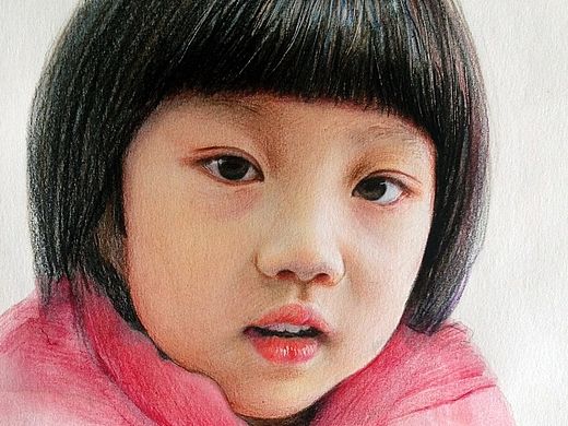 彩铅 人物 小萝莉（个人主页-ZMTIzNzAzNjQ=） - 绘画 - 站酷设计师家常豆腐原创素材 - 站酷ZCOOL