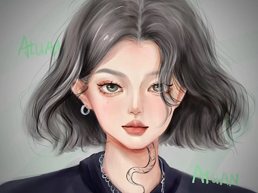 画点头像（好爱漂亮妹妹