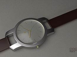 C4D 阿諾德渲染簡約手表！