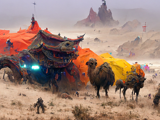 语境·敦煌·3号 / AI影视概念场景