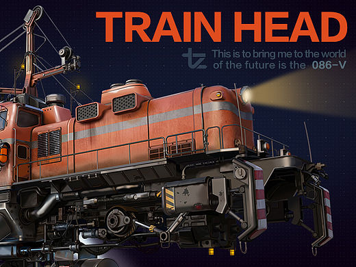 Tan.Z｜超写实｜TRAIN HEAD