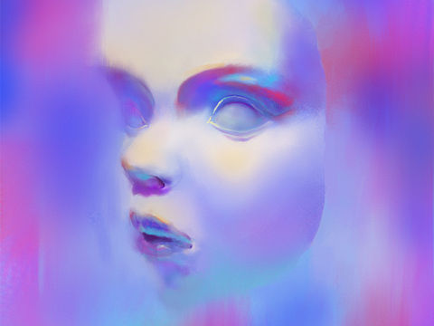 板绘色彩速涂练习