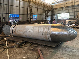 6.5米不锈钢吧台雕塑设计：分段螺丝固定可真空电镀