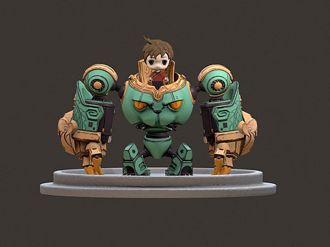 锈迹斑斑……刘禅建模